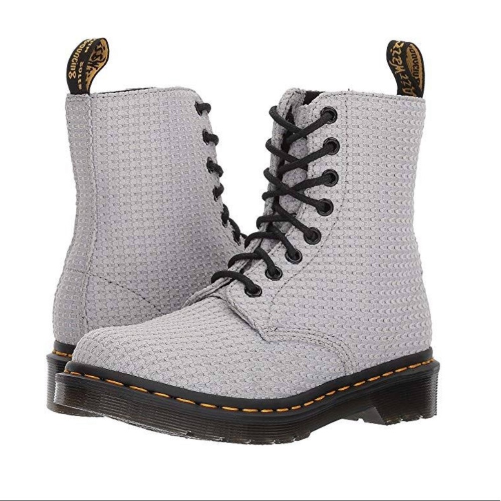 Dr. Marten’s Page WC Mid Grey Waffle Cotton Boot